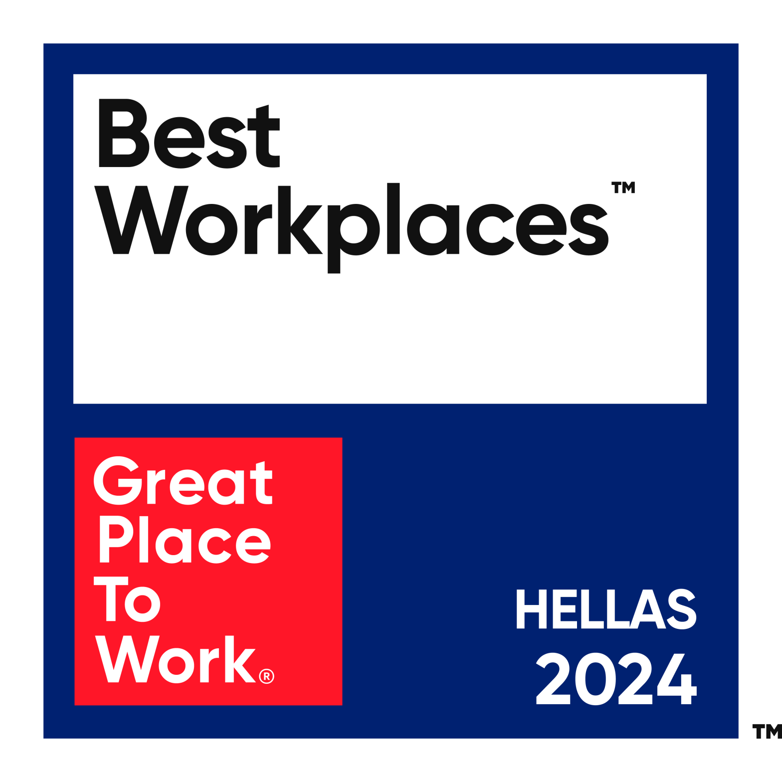 best workplace greece 2024 award - badge