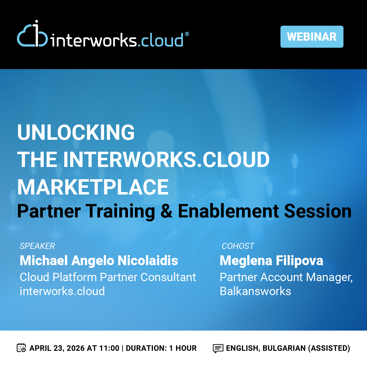 [EN] Unlocking the interworks.cloud Marketplace: Partner Training & Enablement Session 1